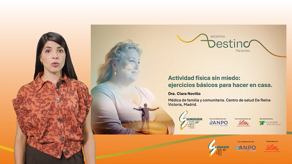 Portada del video: Actividad física sin miedo.