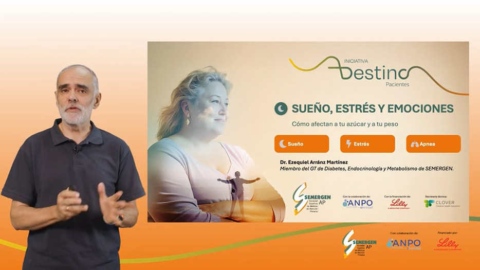 Portada del video: Sueño, estrés y emociones.